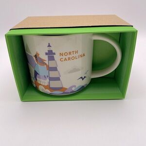 Starbucks “You Are Here” Collection, 2016, North Carolina, coffee mug. NIB